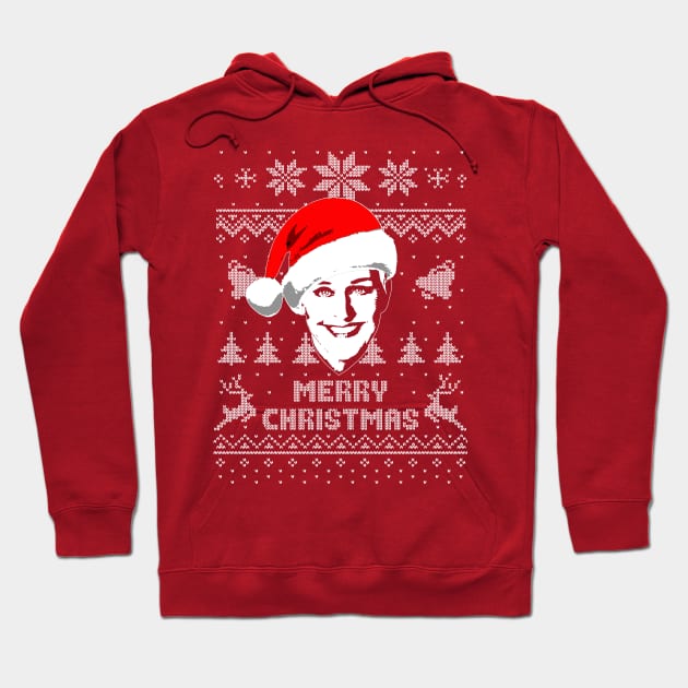 Ellen Merry Christmas Hoodie by Nerd_art